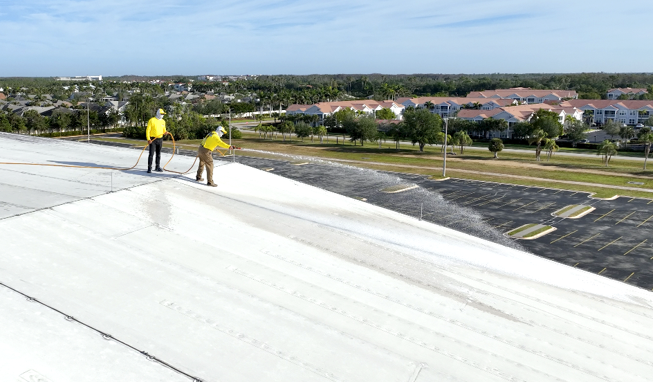 Stain Erasers technician applying our eco-friendly solution